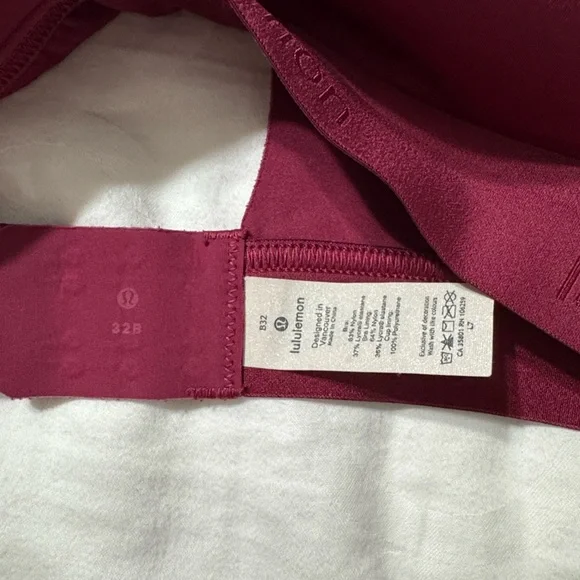 Lululemon Deep Red Leggings - Picture 4 of 4